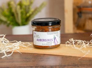 Tartinade Aubergines Confites à la Coriandre tartinable produit du terroir paris artisanal