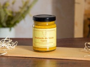 Moutarde du Vexin au curry artisanal produit du terroir val d’oise Ile-de-France