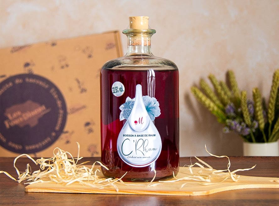 Main - Rhum Framboise Hibiscus 70cl Rhum Framboise Hibiscus seine et marne artisanal