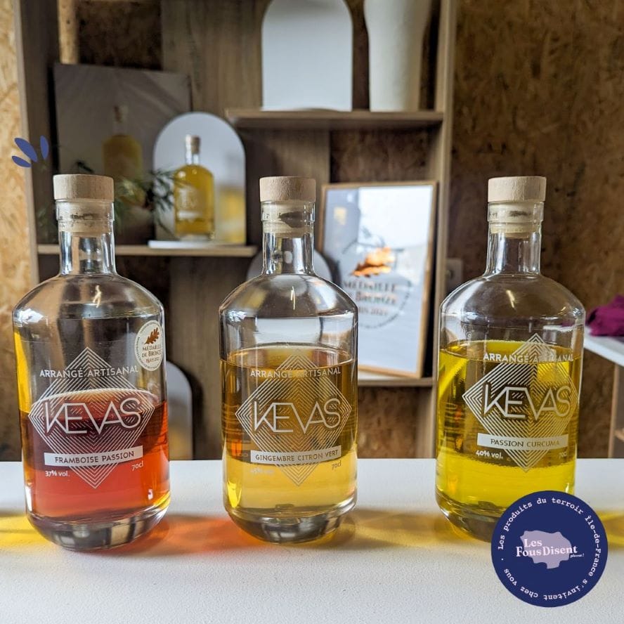 Rhum arrangé artisanale marque Kevas