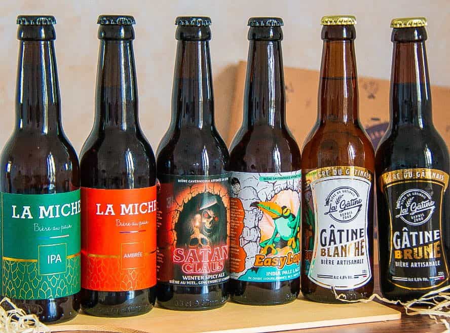 Paniers garnis pour la box mensuelle 6 bières franciliennes