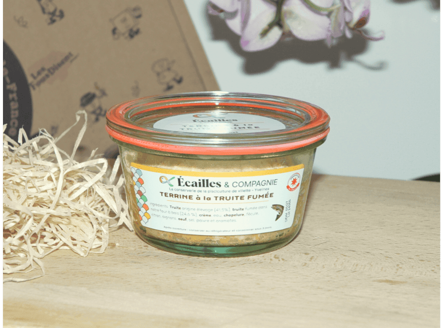 Terrine de Truite Terrine à la Truite Fumée 180g - Ecailles et Compagnie