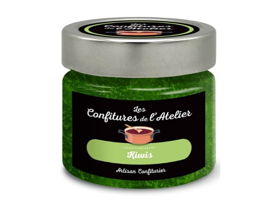 Confiture artisanale de Kiwis d'Île de France- Les Confitures de l'Atelier