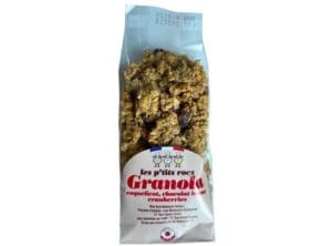 Granola coquelicot chocolat blanc cranberries 200g - Les p'tits rocs